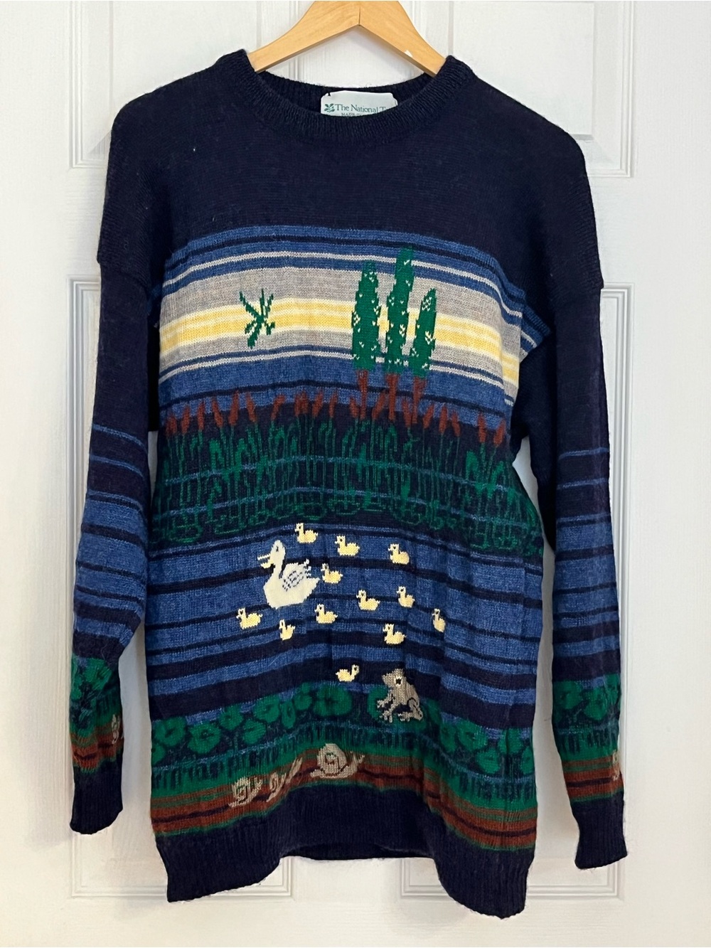 Vintage The National Trust 100% Wool Duck & Snail Sweater-HTF!!